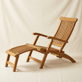 Teak Folding Garden Lounge Chair